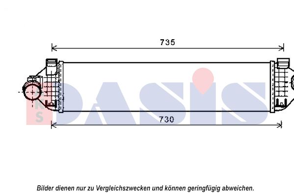 AKS DASIS Kompressoriõhu radiaator 097016N